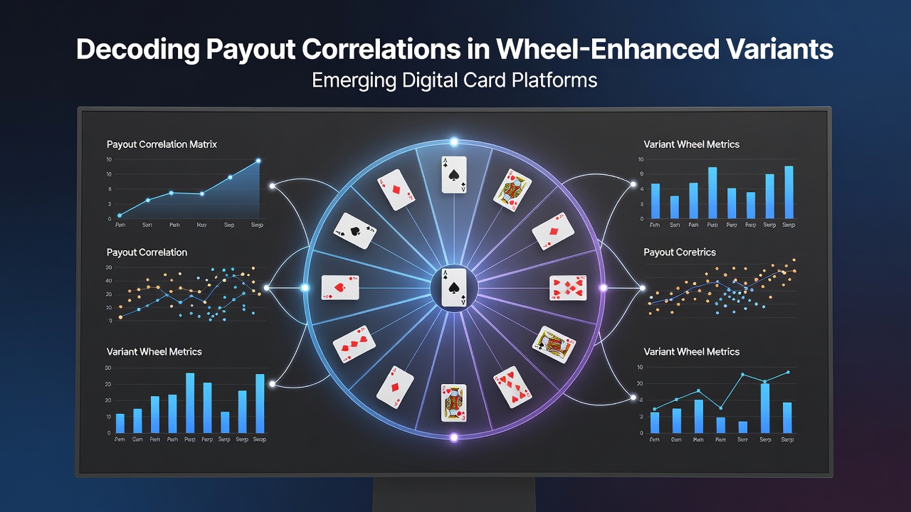 Digital card platform interface showing wheel bonus mechanics alongside standard hand payouts