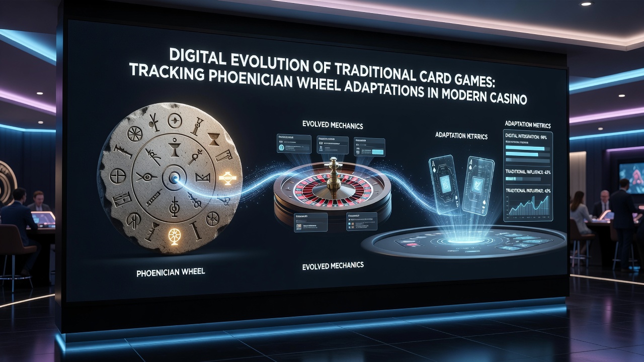 Close-up of casino software dashboard displaying Phoenician Wheel side bet options alongside traditional card game interfaces