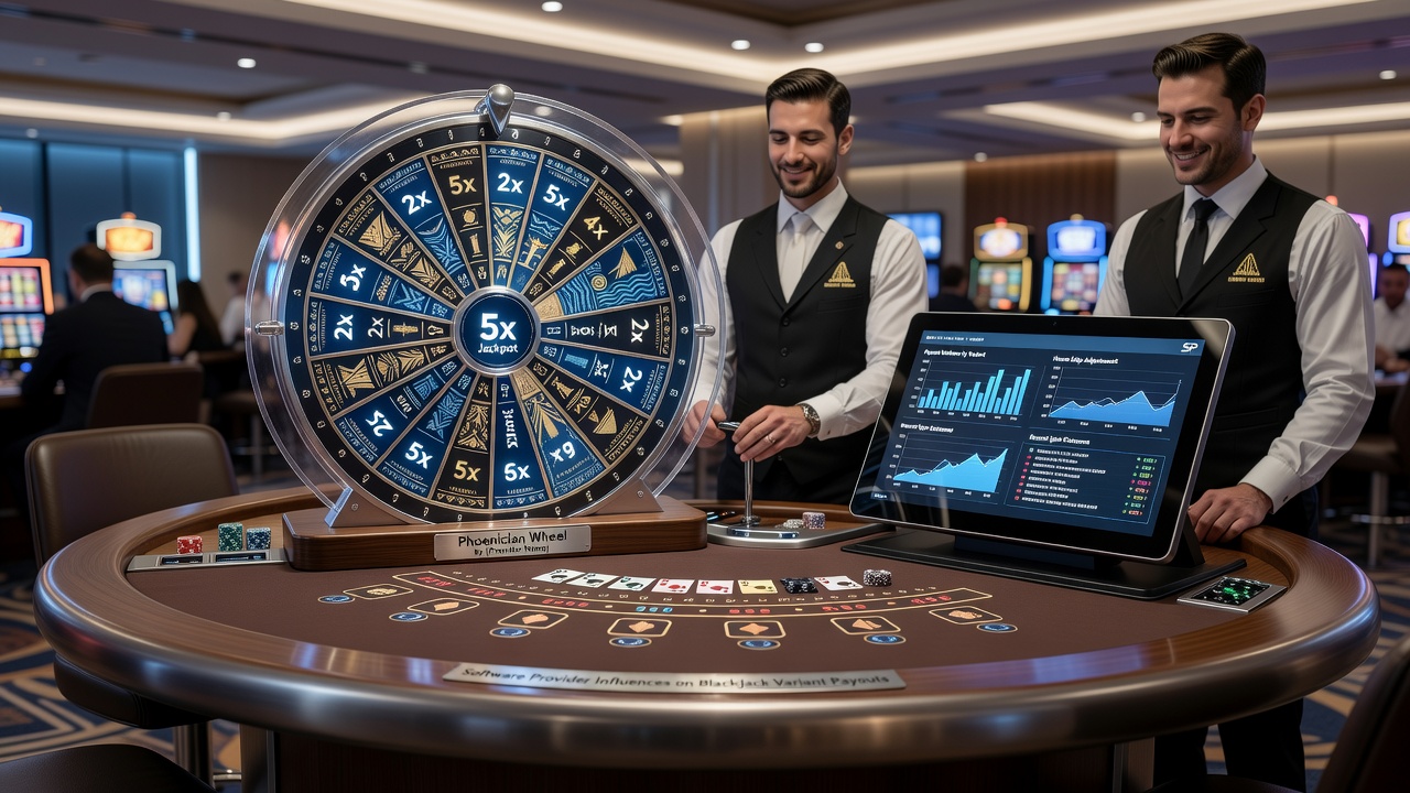 Detailed payout table and RNG simulation for Face-Up 21 combined with Phoenician Wheel features